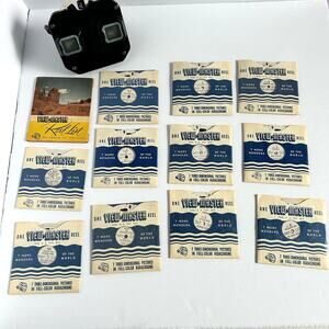 Vintage View-Master 12 Storybook Travel Christmas Disc Sawyers Portland USA